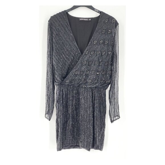 ANTIK BATIK Hayward Cross Beaded Sequin Evening Party Dress - Picture 5 of 14